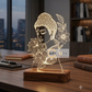 Laser Engraving Gautam Buddha