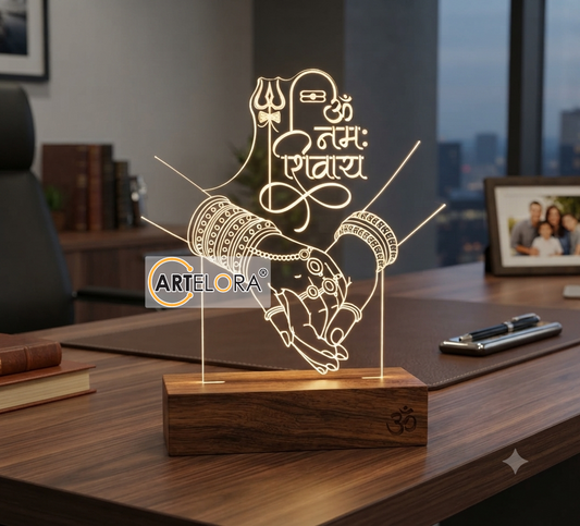 Laser Engraving Shiv and Parvati