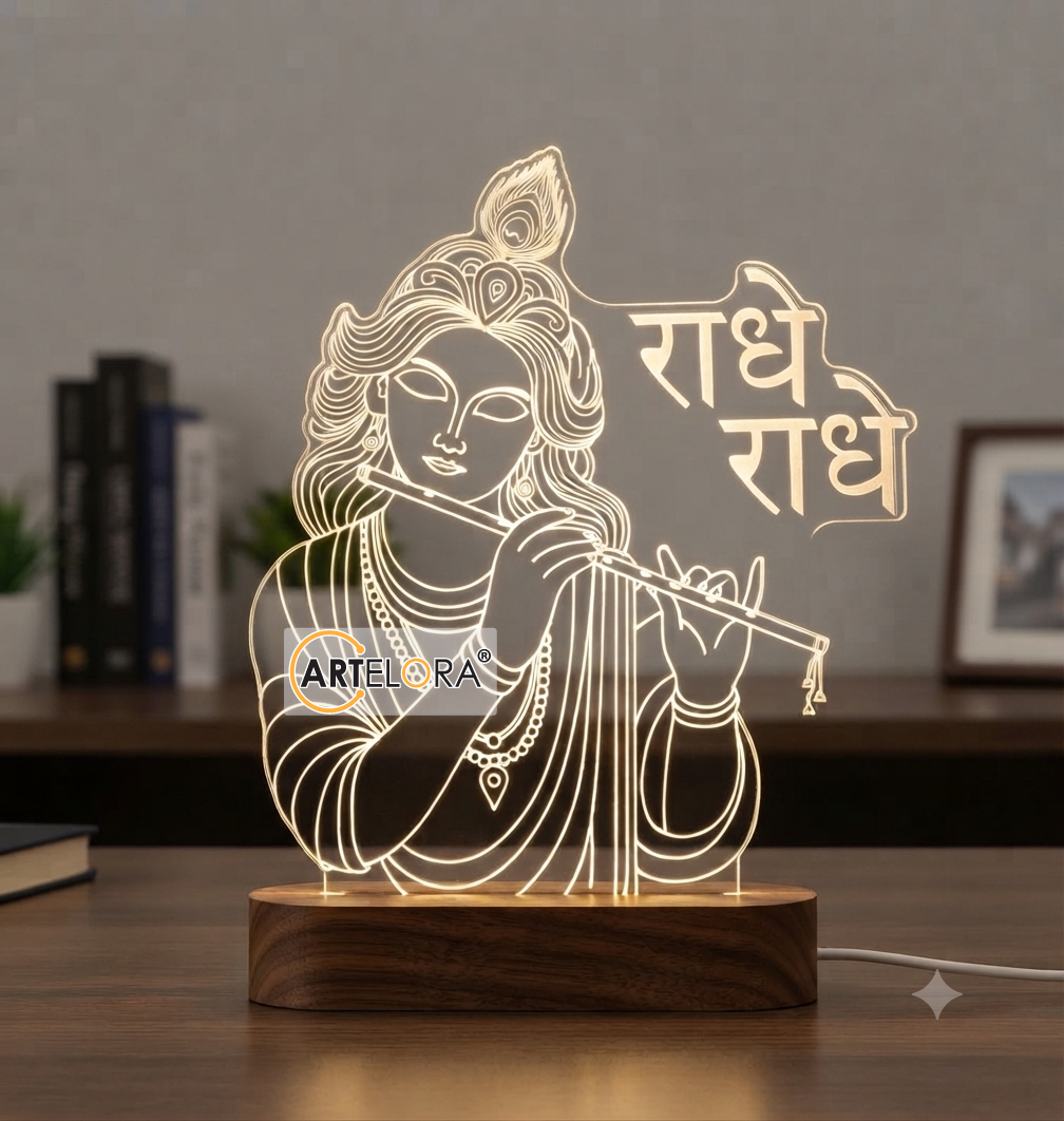 AEEN-21369 Shri Krishna Laser Engraving Design