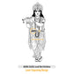 Lord Shri Krishna Laser Engraving Design