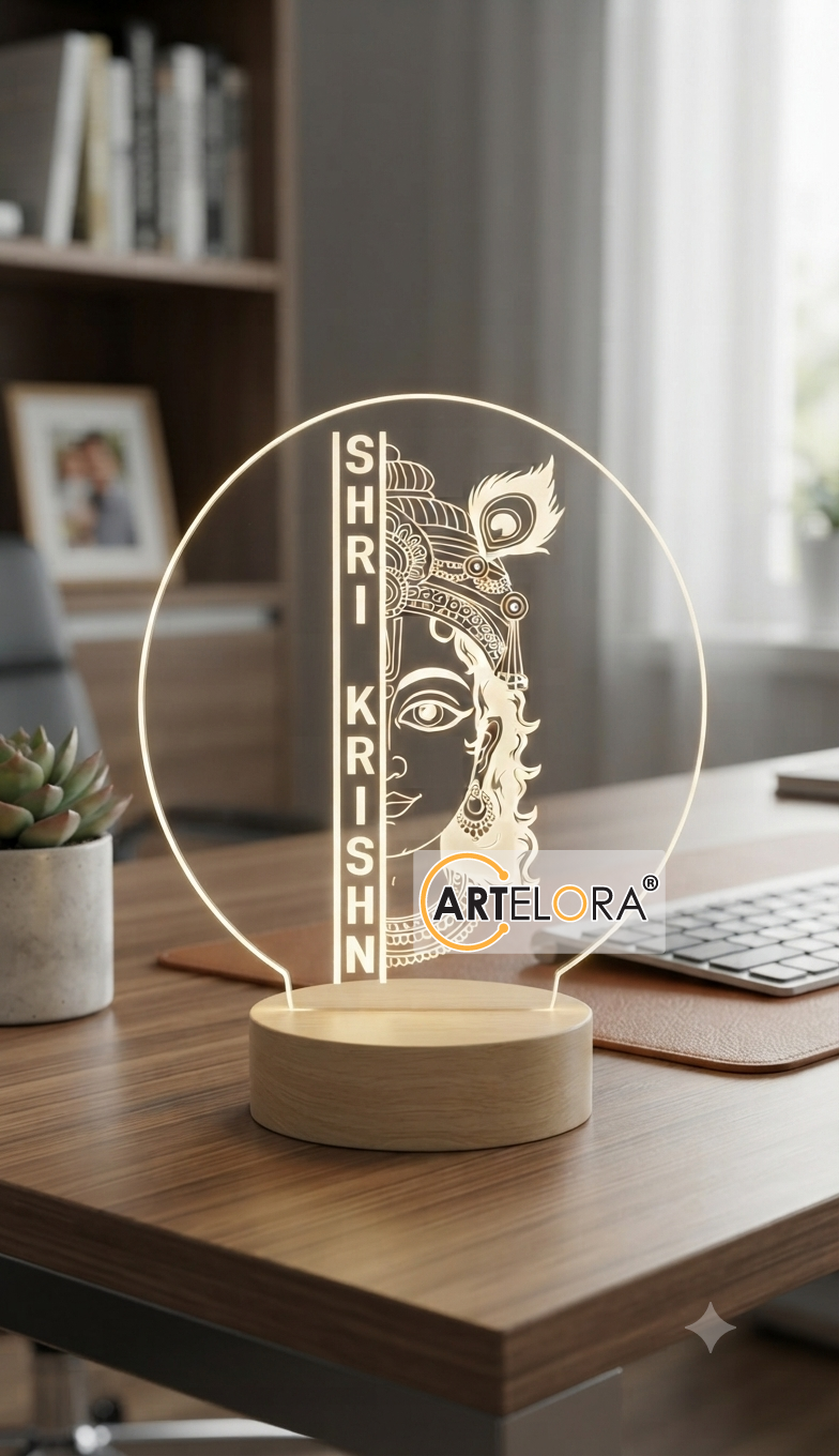 Shri Krishn Laser Engraving Design