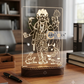 Laser Engraving Design Shri Datta Guru (Dattatreya)