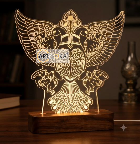 Laser Engraving Design Gandaberunda Narasimha
