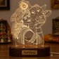 Laser Engraving Design Shri Krishana (Cow)