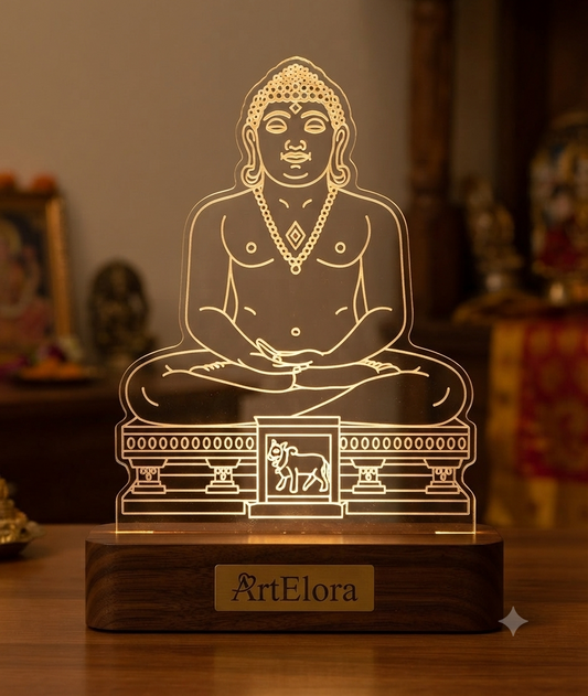 Laser Engraving Design Bhagwan Rishabhdev (Adinath)