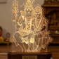 Laser Engraving Design Shiva Parvati