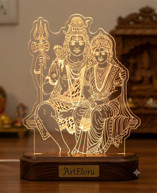 Laser Engraving Design Shiva Parvati