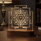 Laser Engraving Design Bhuvaneshwari Yantra