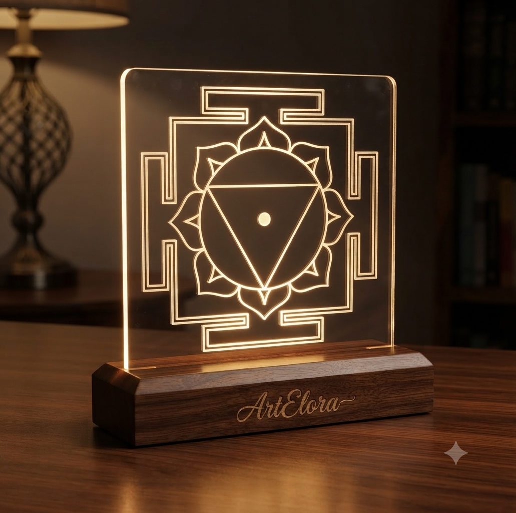 Laser Engraving Design Tara Yantra