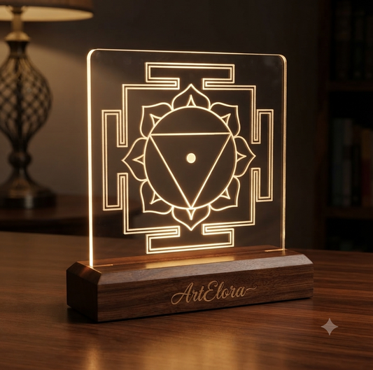 Laser Engraving Design Tara Yantra