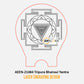 Laser Engraving Design Tripura Bhairavi Yantra