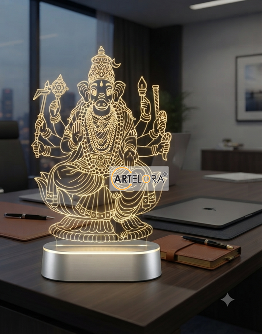 Laser Engraving Design Shri Varahi Devi