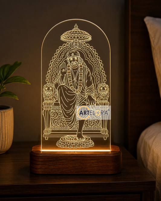 Laser Engraving Design Shri Sai Baba
