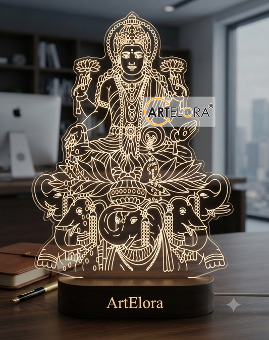 Laser Engraving Design Shri Vaibhav Laxmi Mata