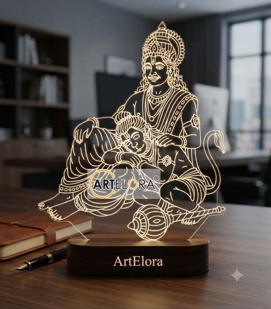 Laser Engraving Design Shri Ram Hanuman