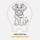 Laser Engraving Design Dog
