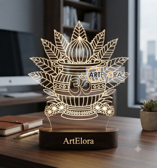 Laser Engraving Design kalash