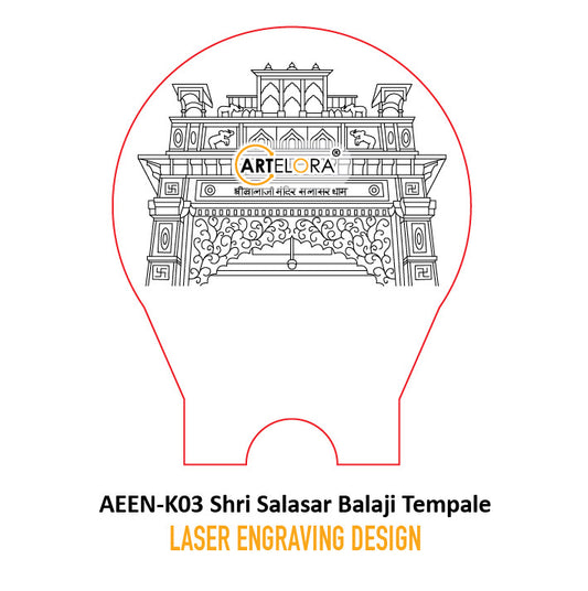 Laser Engraving Shri Salasar Balaji Tempale