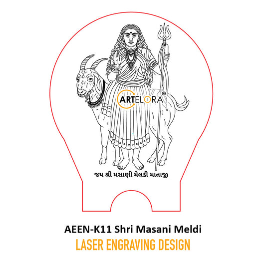 Laser Engraving Shri Masani Meldi