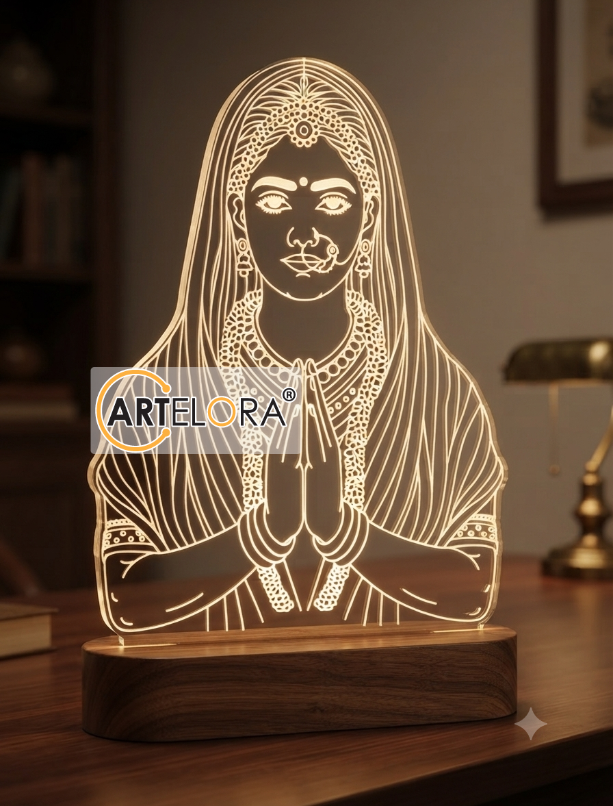 Laser Engraving Bhagvati Shanta