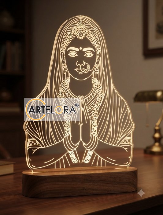 Laser Engraving Bhagvati Shanta