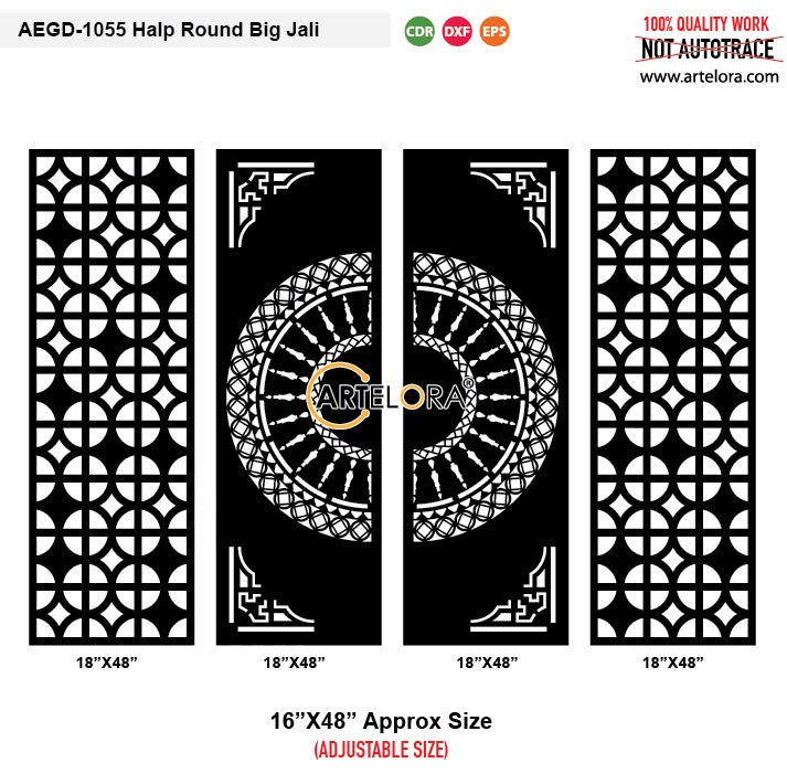 Halp Round Big Jali Grill Design