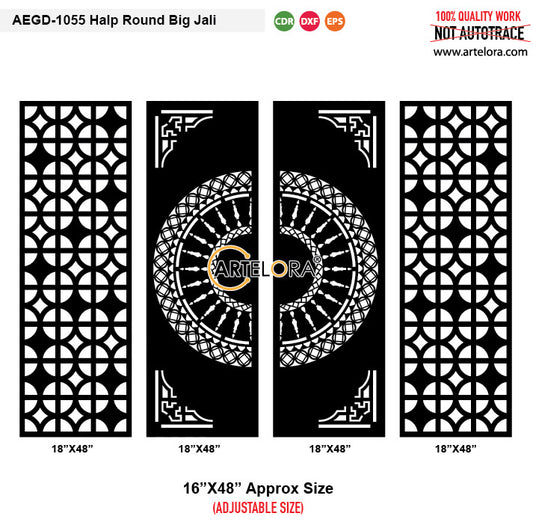 Halp Round Big Jali Grill Design