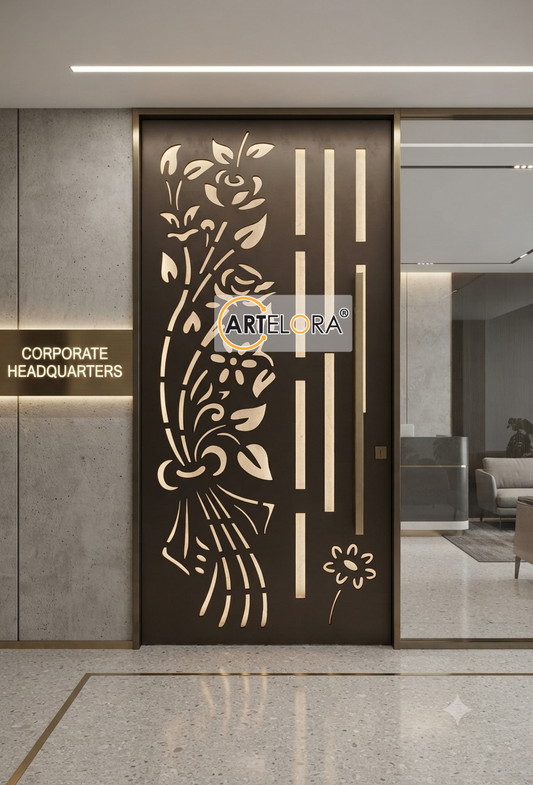 Grill Design Safety Door (Jali) Flower