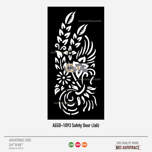 Grill Design Safety Door (Jali) Flower