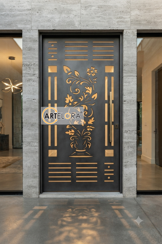 Grill Design Safety Door (Jali) Flower