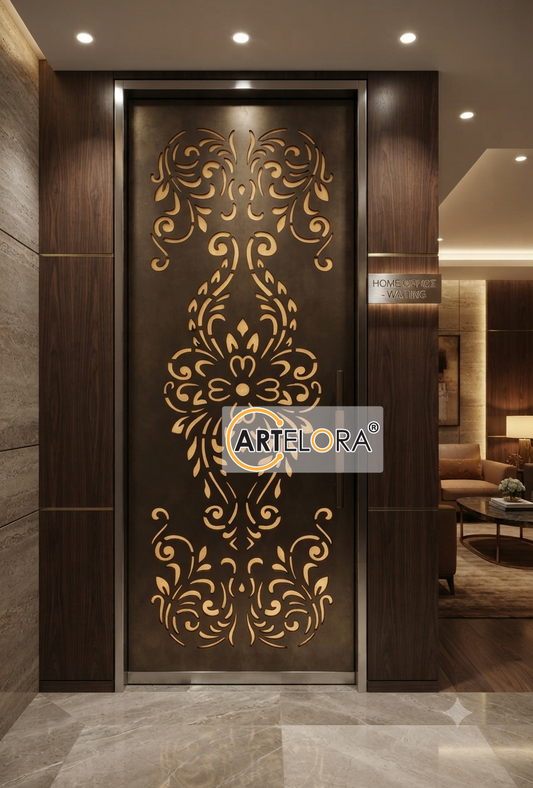 Grill Design Safety Door (Jali) Flower