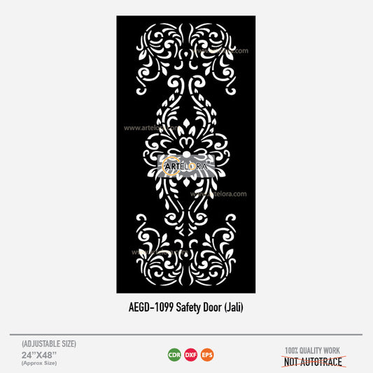 Grill Design Safety Door (Jali) Flower