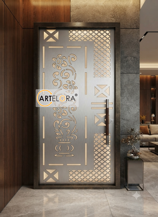 Grill Design Safety Door (Jali) Flower