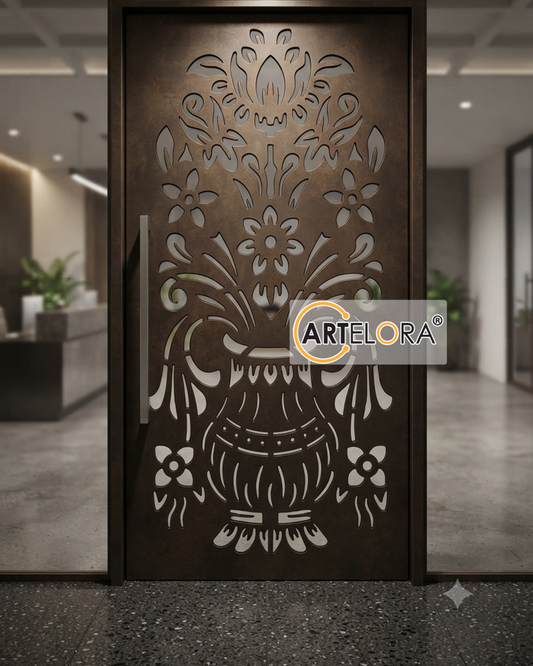 Grill Design Safety Door (Jali) Flower