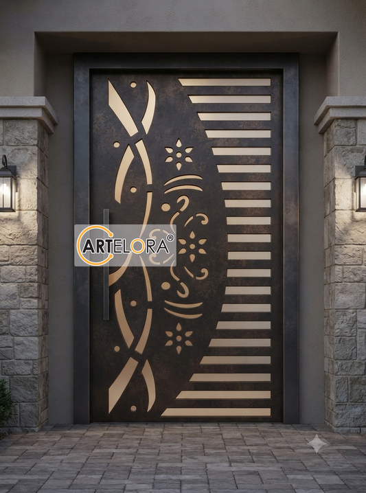 Grill Design Safety Door (Jali) Round