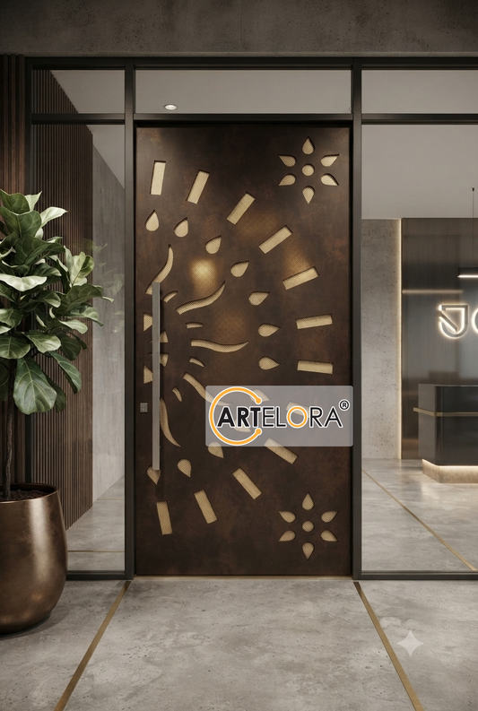 Grill Design Safety Door (Jali) Round