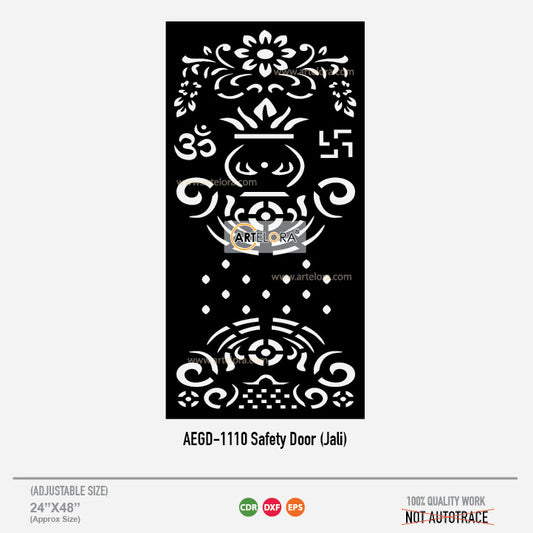 Grill Design Safety Door (Jali) Flower Pot