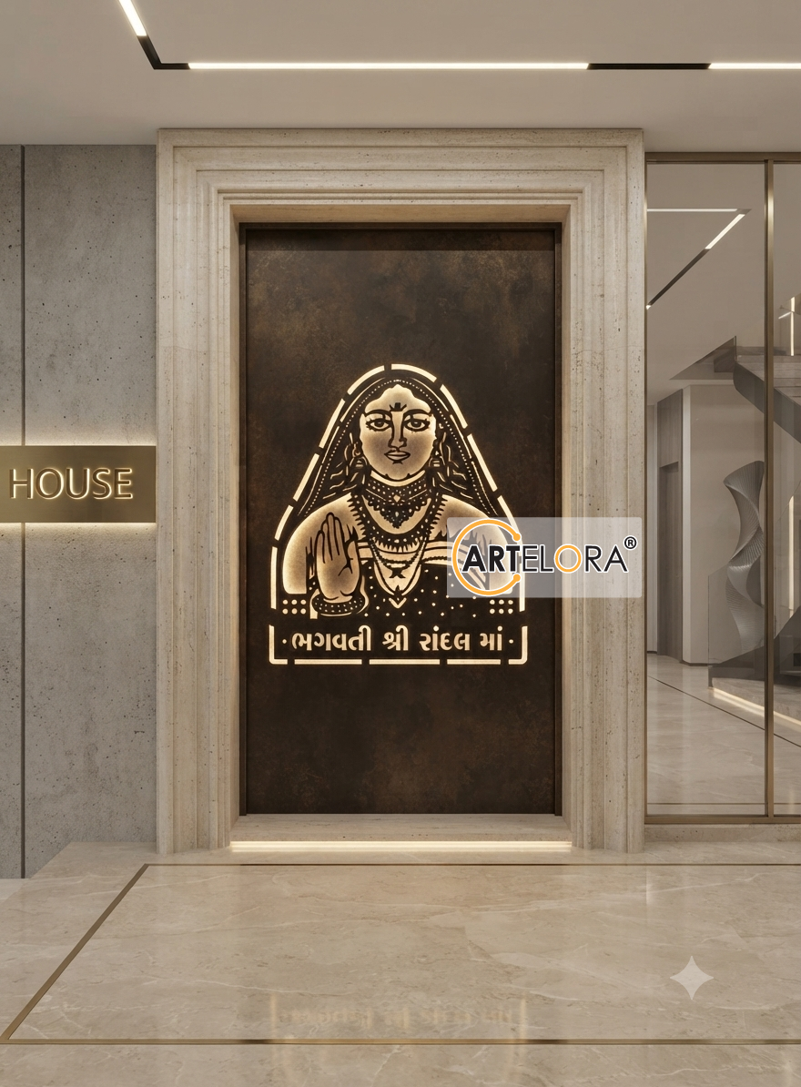 Grill Design Bhagwati Shri Randal Mataji (Jali Design)