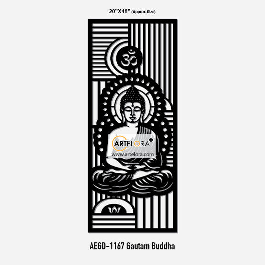 Grill Design Gautam Buddha