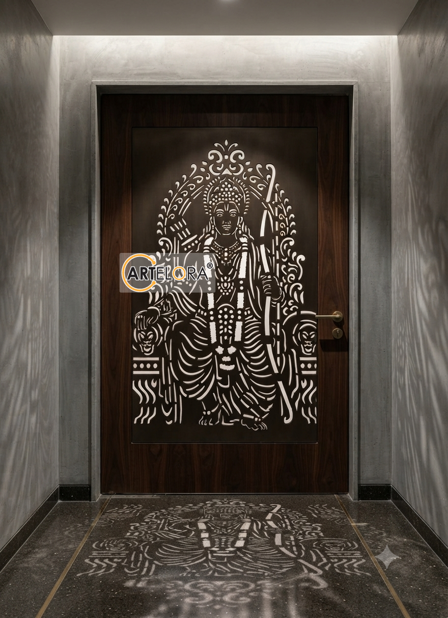 Grill Design Safety Door jay Shree Ram