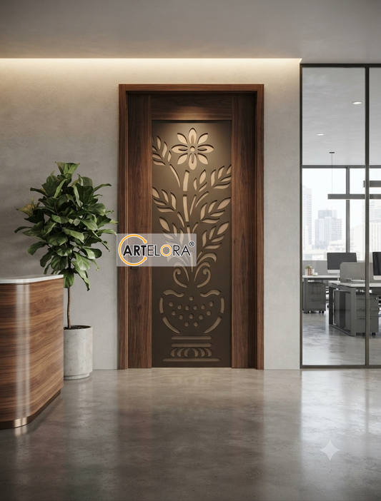 Grill Design Safety Door (Flower)