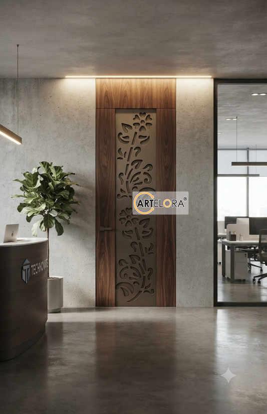 Grill Design Safety Door (Flower)