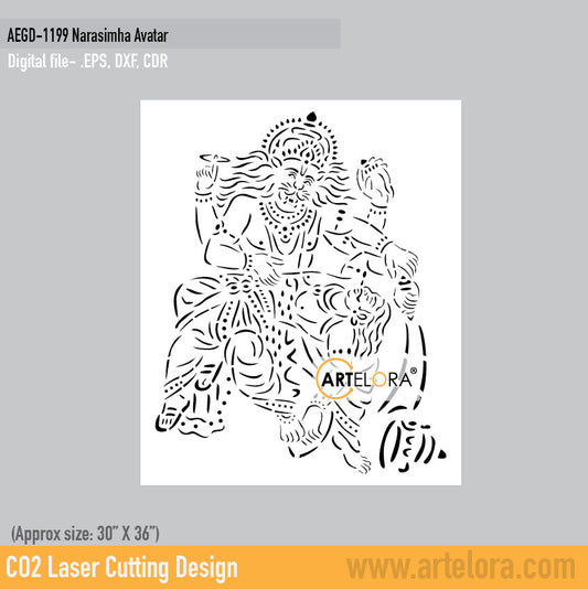 Grill Design Narasimha Avatar