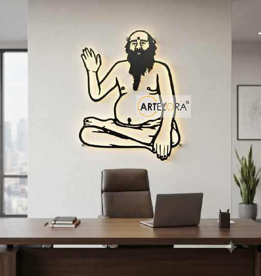 2D Modern Art Bajrangdas Bapu (Bapa Sitaram)