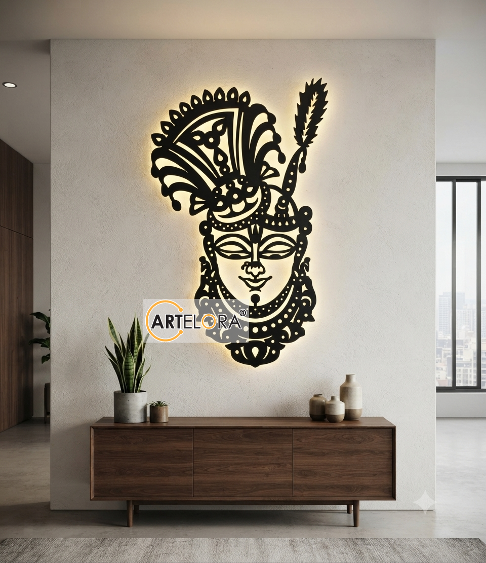 2D Modern Art Shrinathji Maharaj
