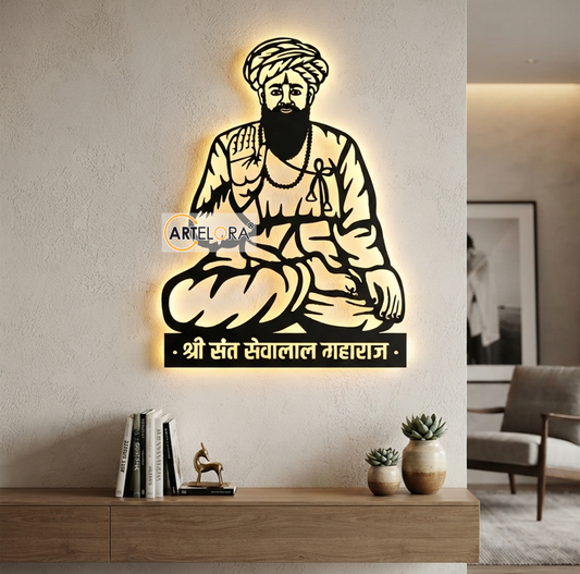 2D Modern Art Guru Sant Sevalal Maharaj