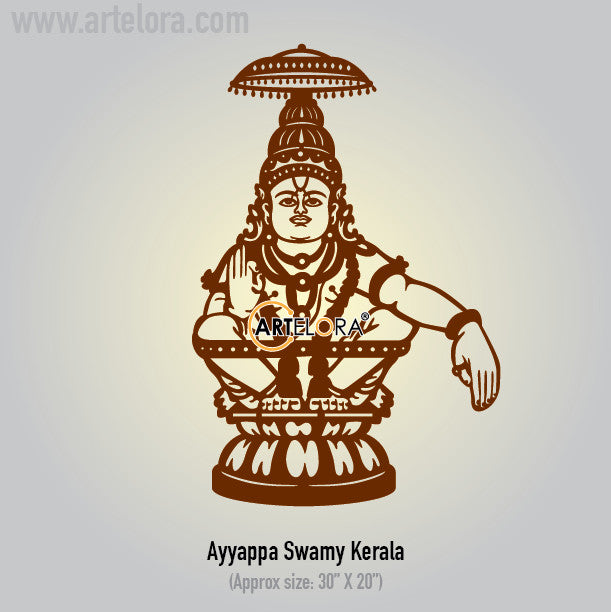 2D Modern Art Ayyappa Swamy Kerala