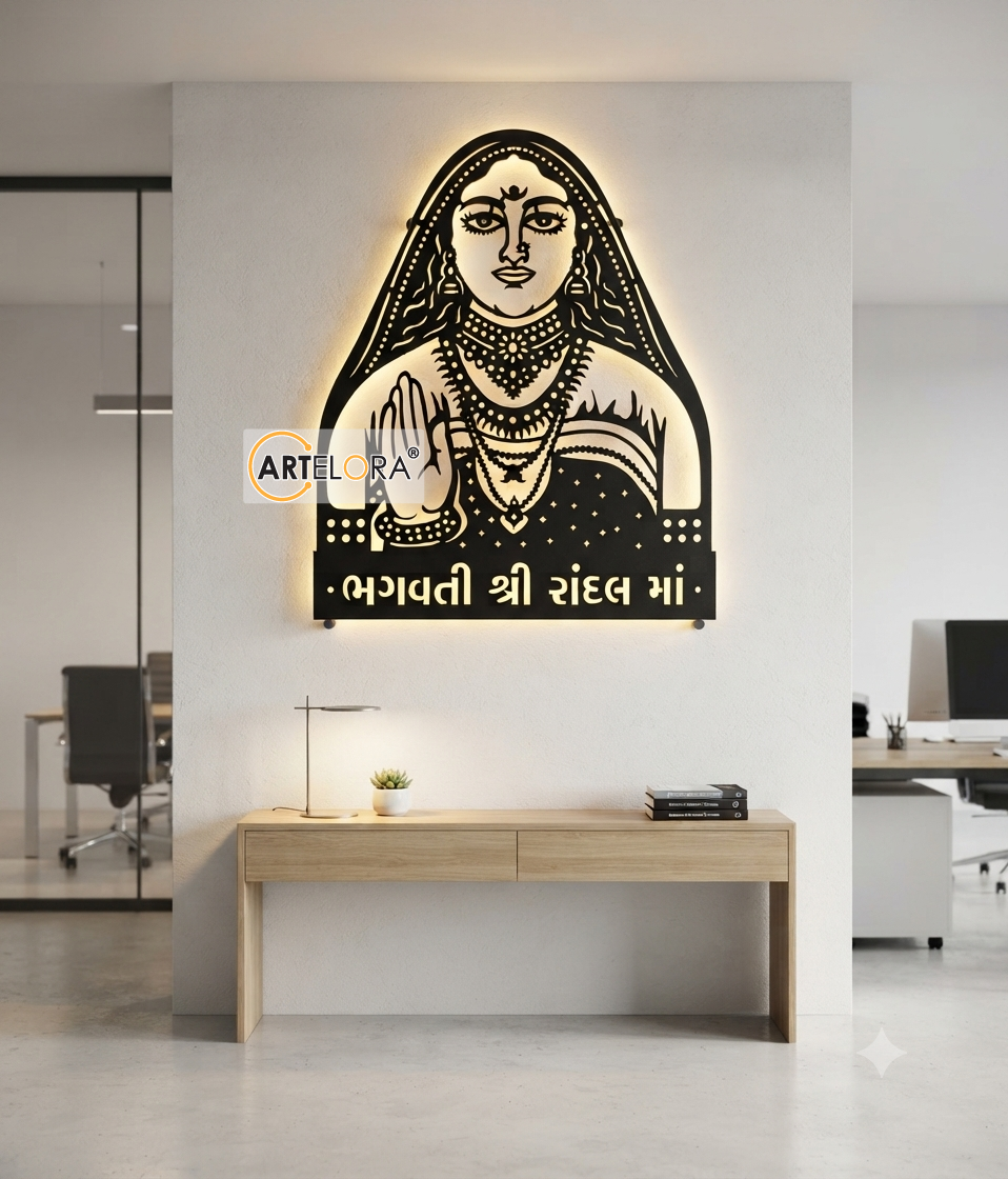 2D Modern Art Bhagwati Shri Randal Mataji