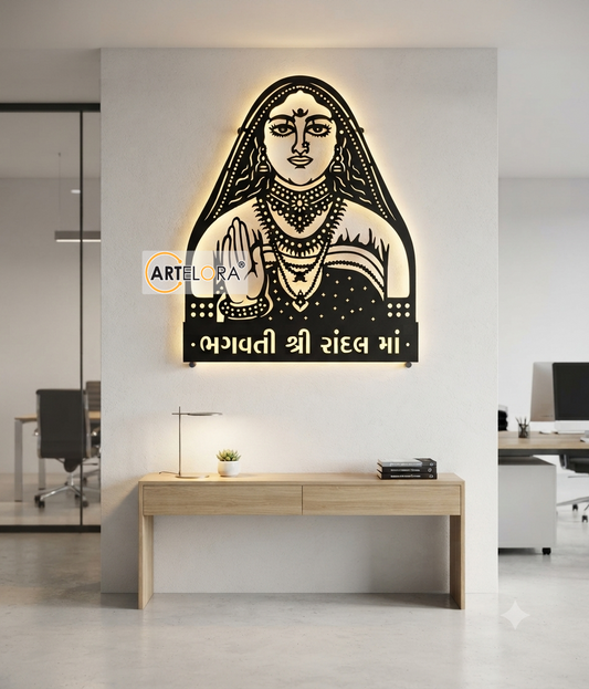 2D Modern Art Bhagwati Shri Randal Mataji