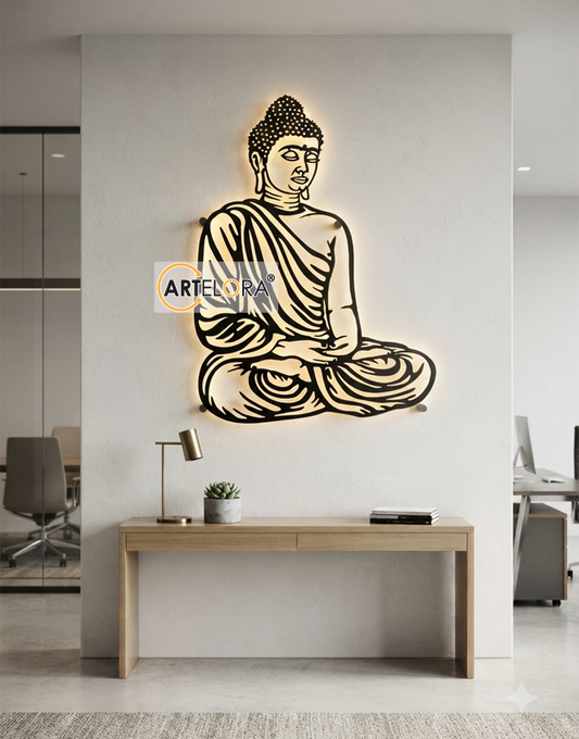 2D Modern Art Gautamm Buddha